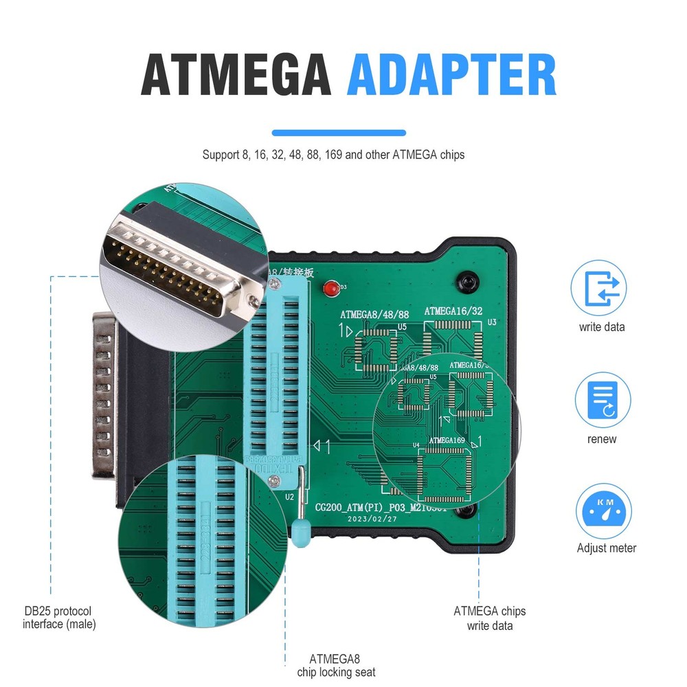 CGDI CG100X New Generation Programmer Mile-age Adjust Chip Reading,SRS Reset