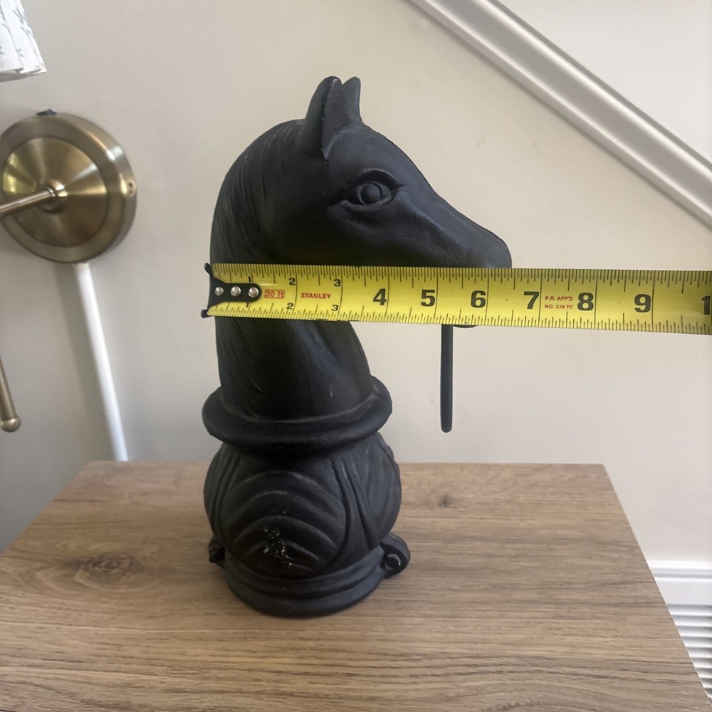 Vintage Cast Iron Horse Hitching Post Head