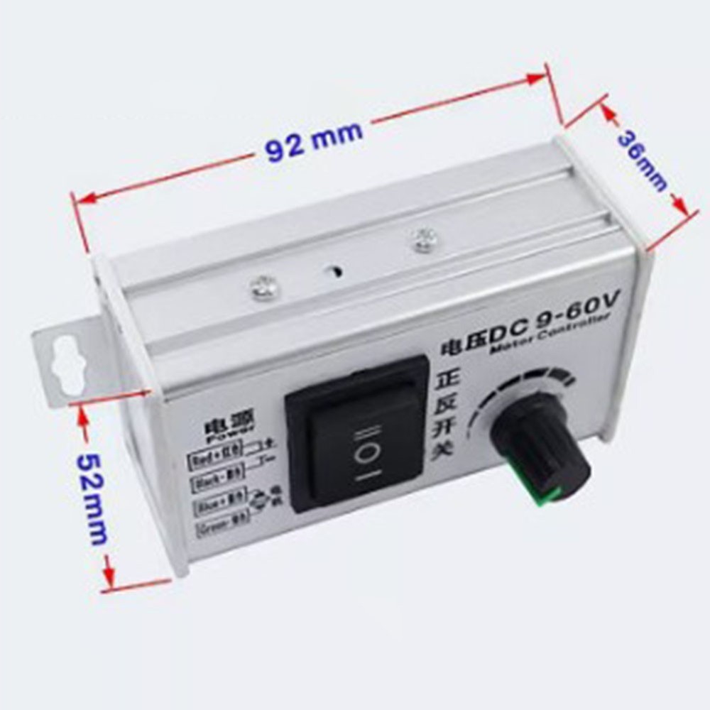 DC Motor Speed Controller 1000W with Forward Reverse 9V 60V Voltage Range