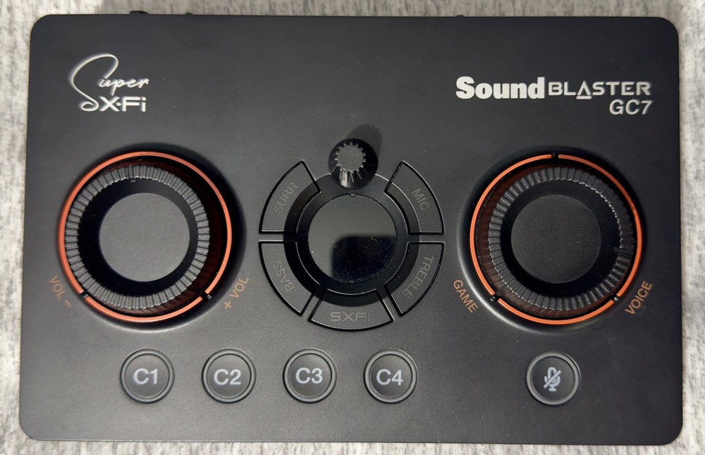 Creative Sound Blaster GC7 Game Streaming DAC Amp ft Programmable Buttons, Super