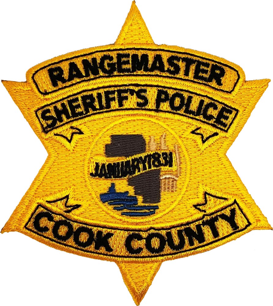 COOK COUNTY SHERIFF STAR PATCH: Range Master