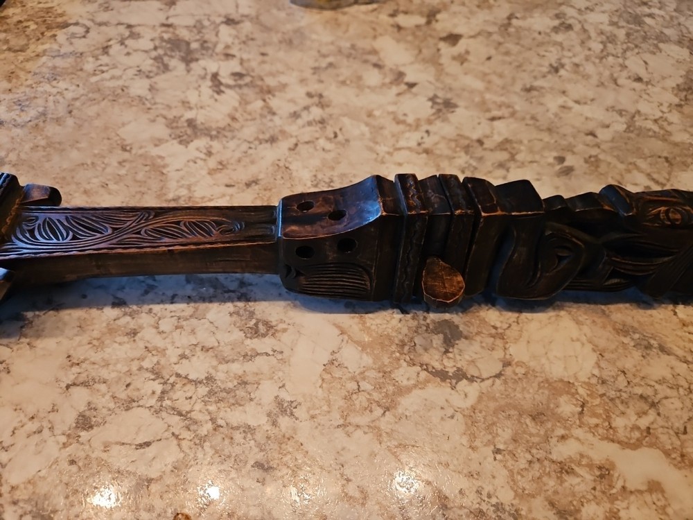 Hasapi Lute wood 2 string musical instrument