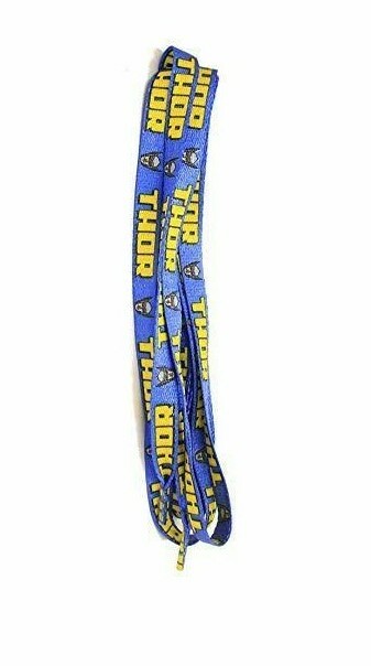 Printed Shoelaces Marvel Comics Avengers Character THOR 36" 45" 53" Double Sided