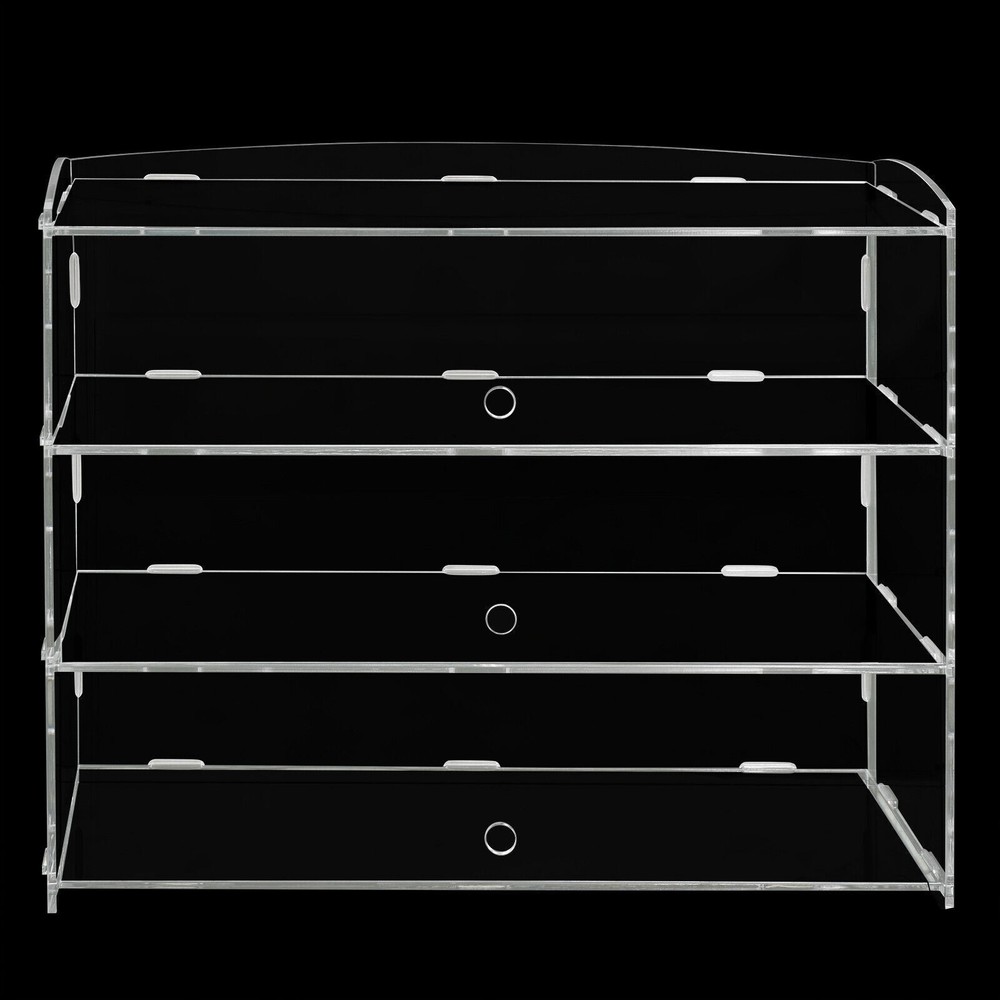 3 layers Acrylic Display Cabinet Case Bakery Pastry Display Case Retail Display
