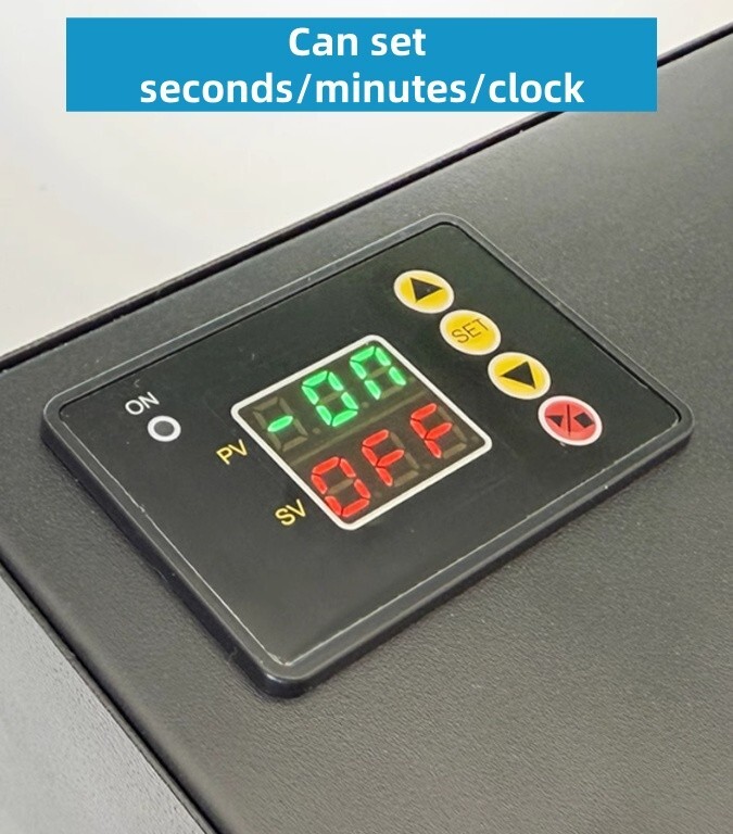 Conveyor belt dedicated UV curing lamp light belt timing function PLC control