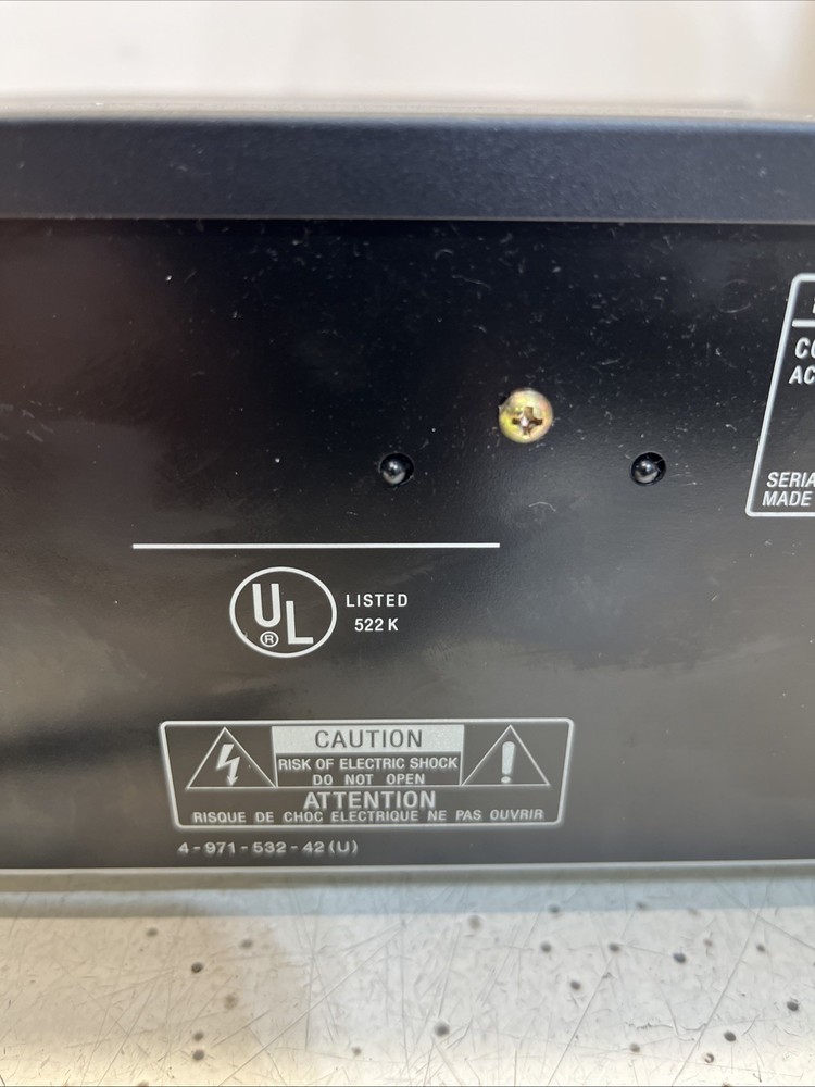 Sony CDP-C265 5-Disc Carousel CD Player Changer - TESTED & WORKING!