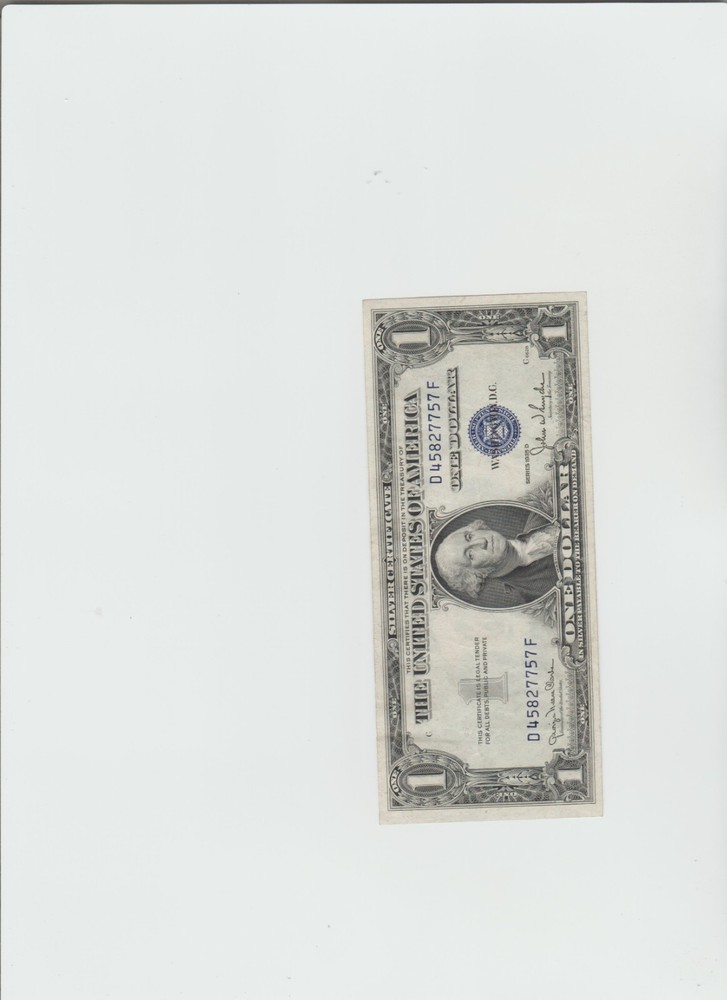 Lightly Circulated 1935-D Silver Certificate
