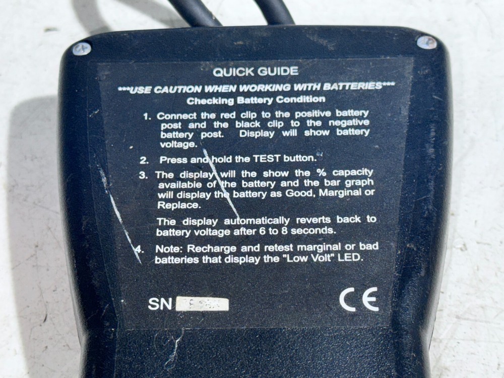 Techno Tools Model B-300 12V Electronic Battery Tester