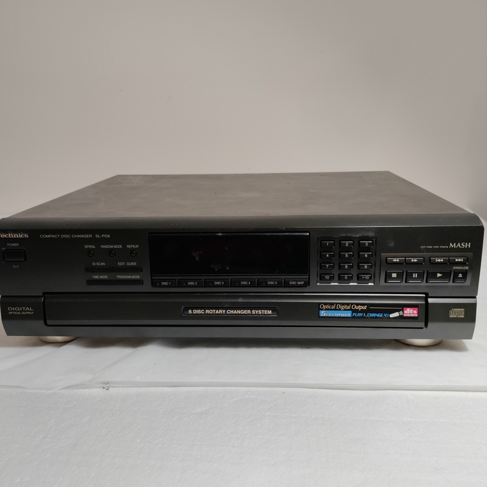 Technics SL-PD8 5 Disc Cd Player No Remote  in Perfect Operating Condition