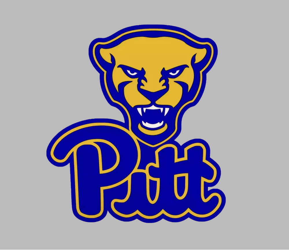 Sticker - Pitt Panthers Logo - Die Cut Laminated Vinyl Decal