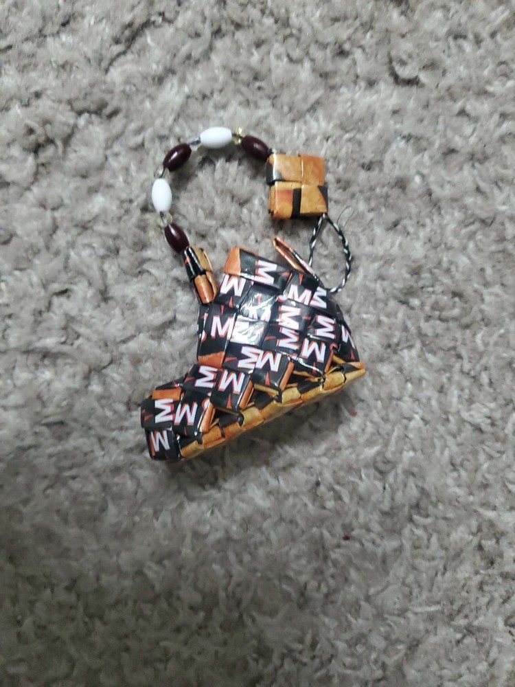 hand-woven shoe