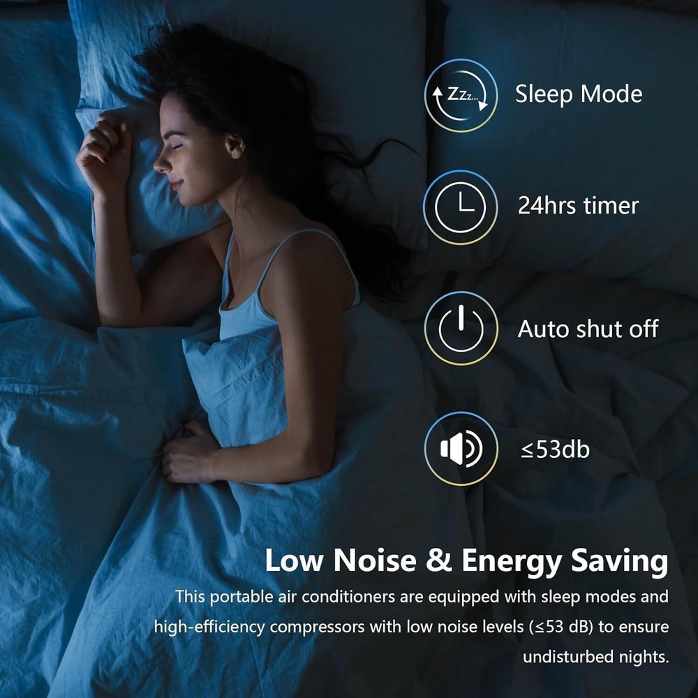 🔜➕✔️14000 BTU Portable Air Conditioners 3-In-1 Unit Fast Cooling Remote Control