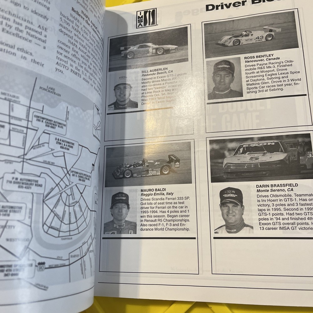 Axiom Grand Prix Du Mardi Gras FIRELLI Program Racing Book￼