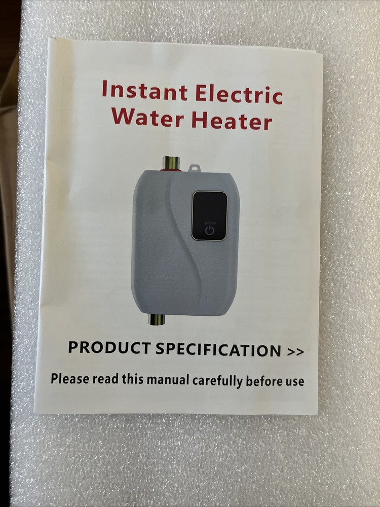 Brand New Water Heater 1 Pc 12x20 Cm Automatic Power Off Easy To Install