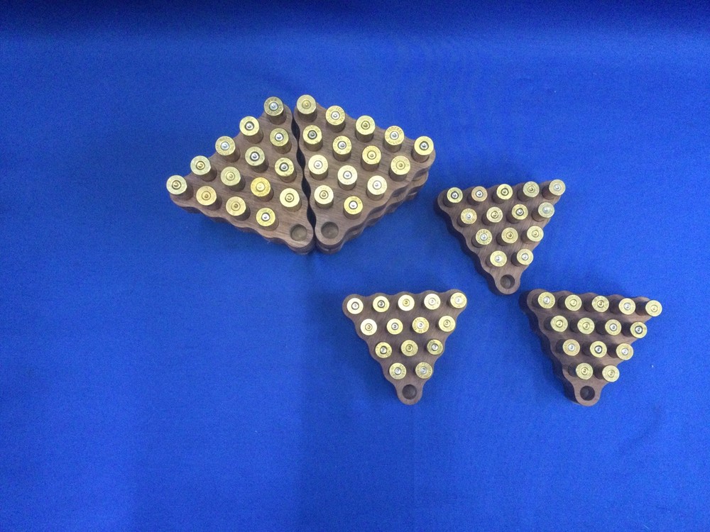 RSM Firearms Shell Game 38 Traditional Triangle Peg Solitaire Game 1-pack