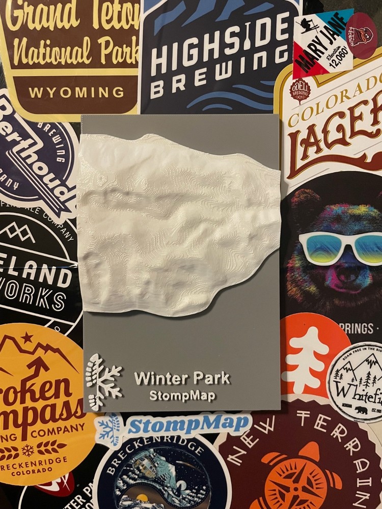 Winter Park Colorado StompMaps Stomp Pad Snowboard New