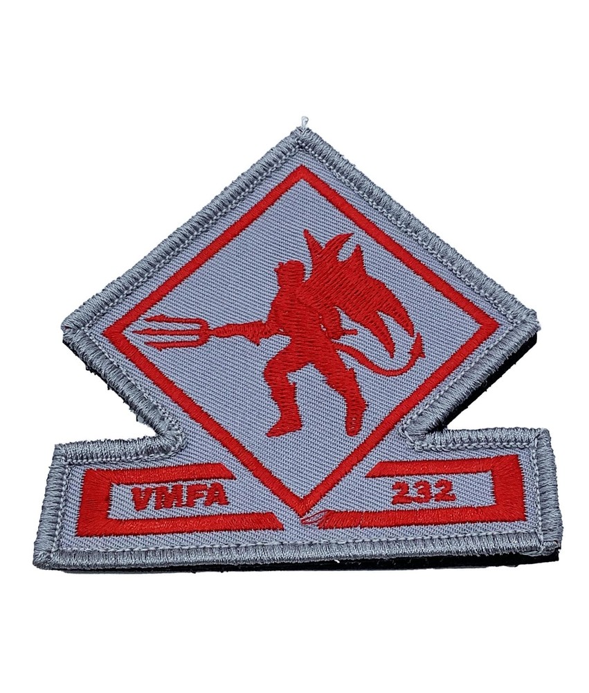 VMFA-232 Red Devils Squadron Patch – With Hook and Loop