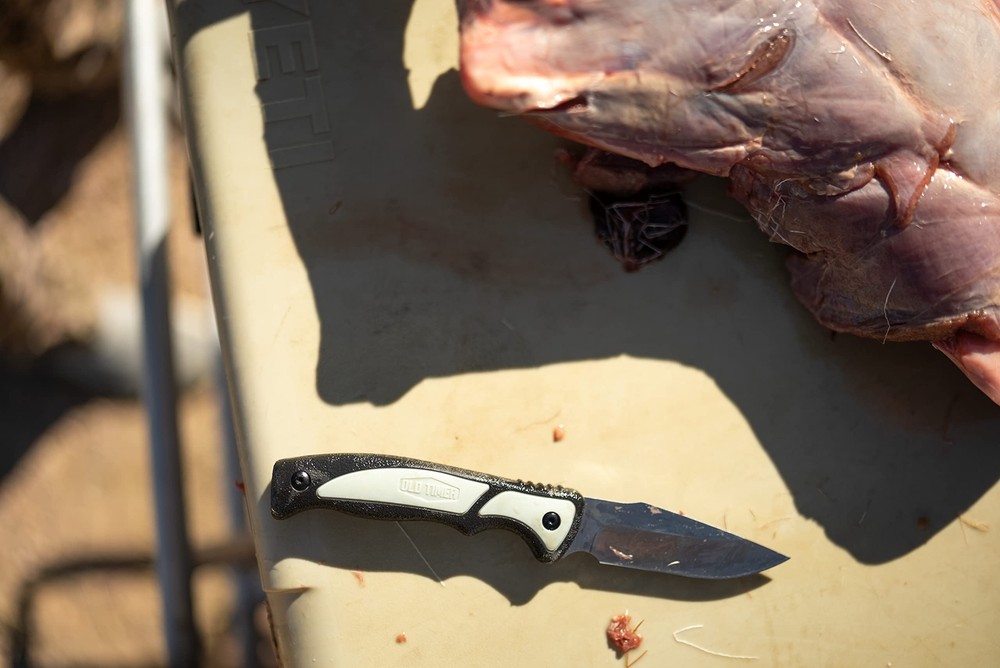 New Schrade Trail Boss Fixed Blade Caping Fixed Blade Knife 1137140