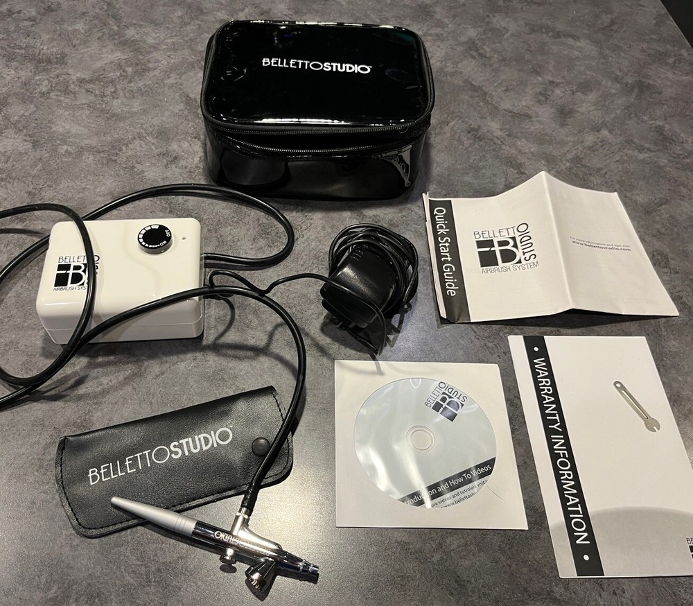 BELLETTO STUDIO Airbrush System Face Foundation Body Makeup Tanning