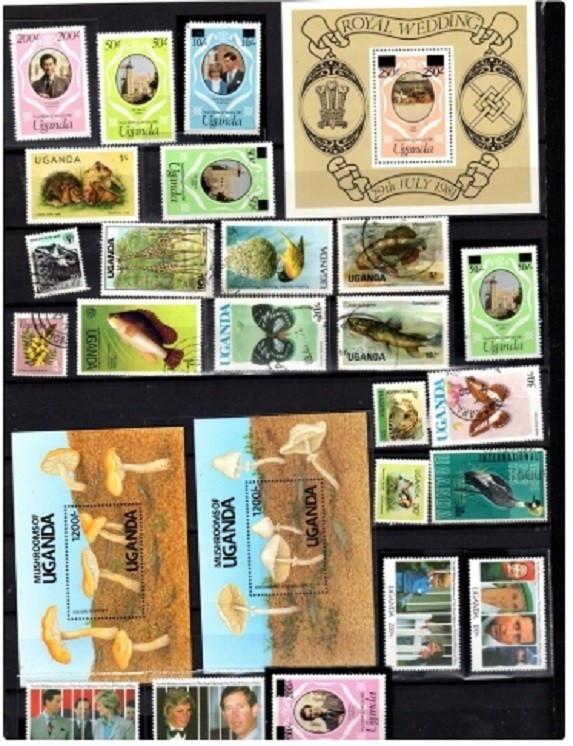 Uganda stamp collection