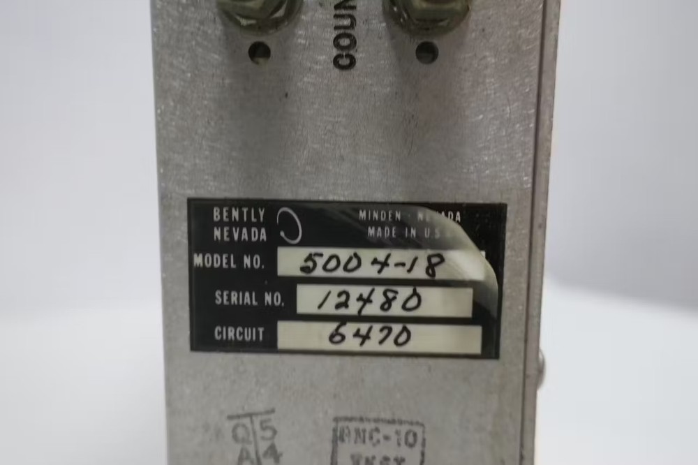 Bently Nevada 5004-18 Series 5000 Thrust Monitor Module