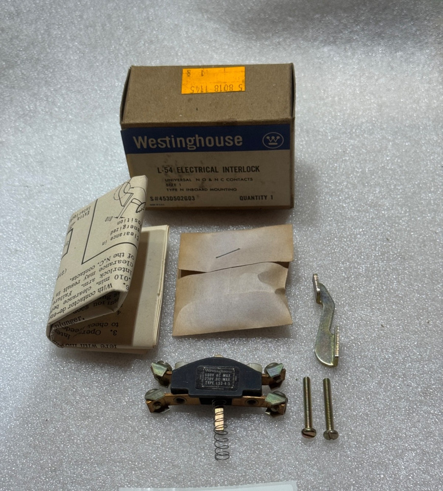 Westinghouse, Electrical Interlock, L-54