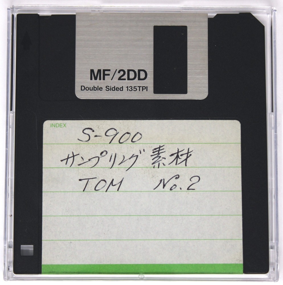 S-900 サンプリング素材 Tom No.2 Akai S900 Format Floppy Disk