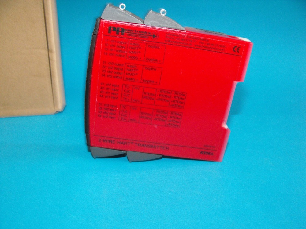 PR ELECTRONICS 6335A.2-WIRE HART TRANSMITTER.6335S102.USED