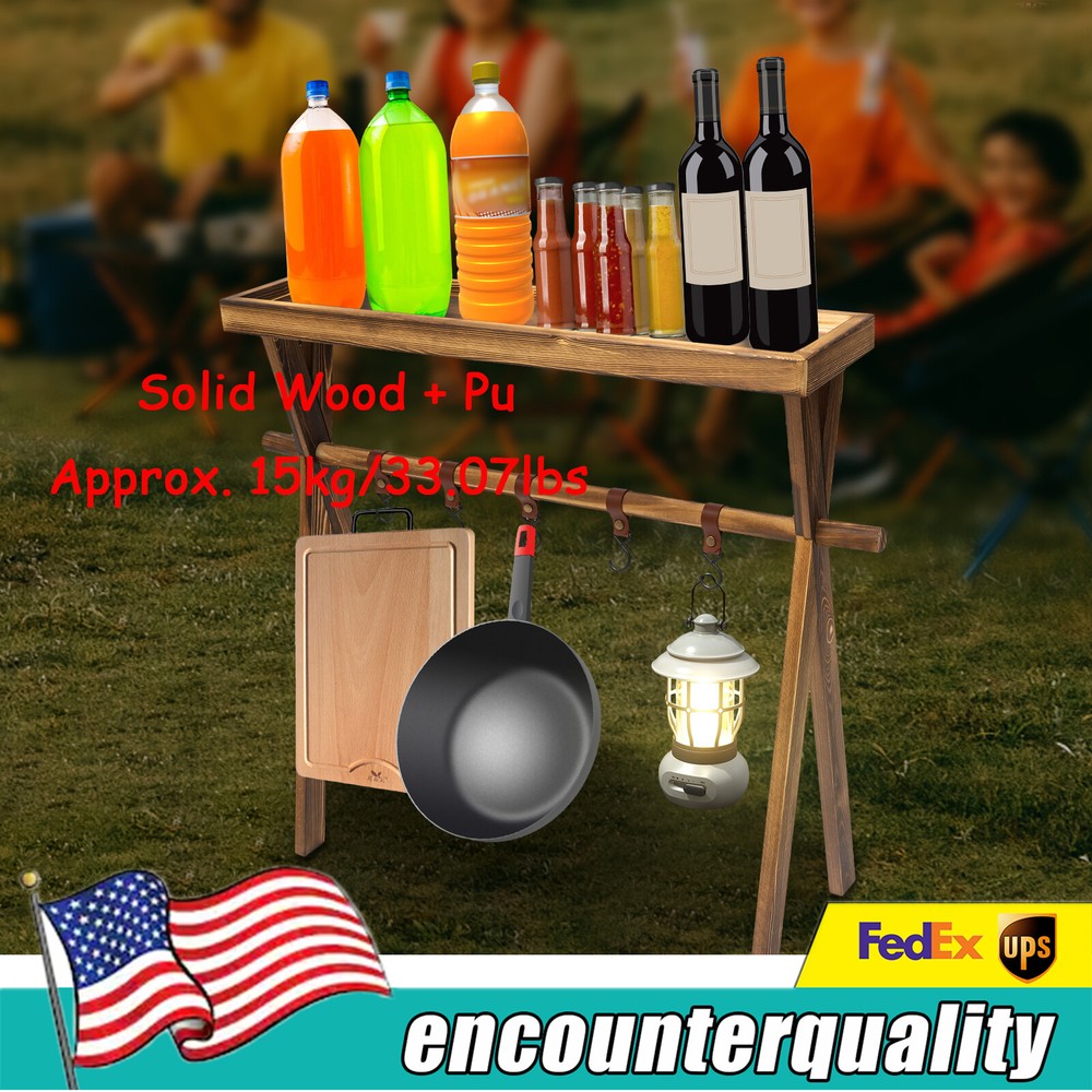 Multi-function Stand Rack Tools Outdoor Storage Camping Hangong Rack & Holder