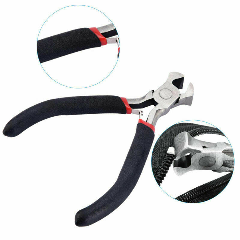 Fix Zipper Zip Slider Rescue Instant Tool Kit Replacement/Install Pliers Useful