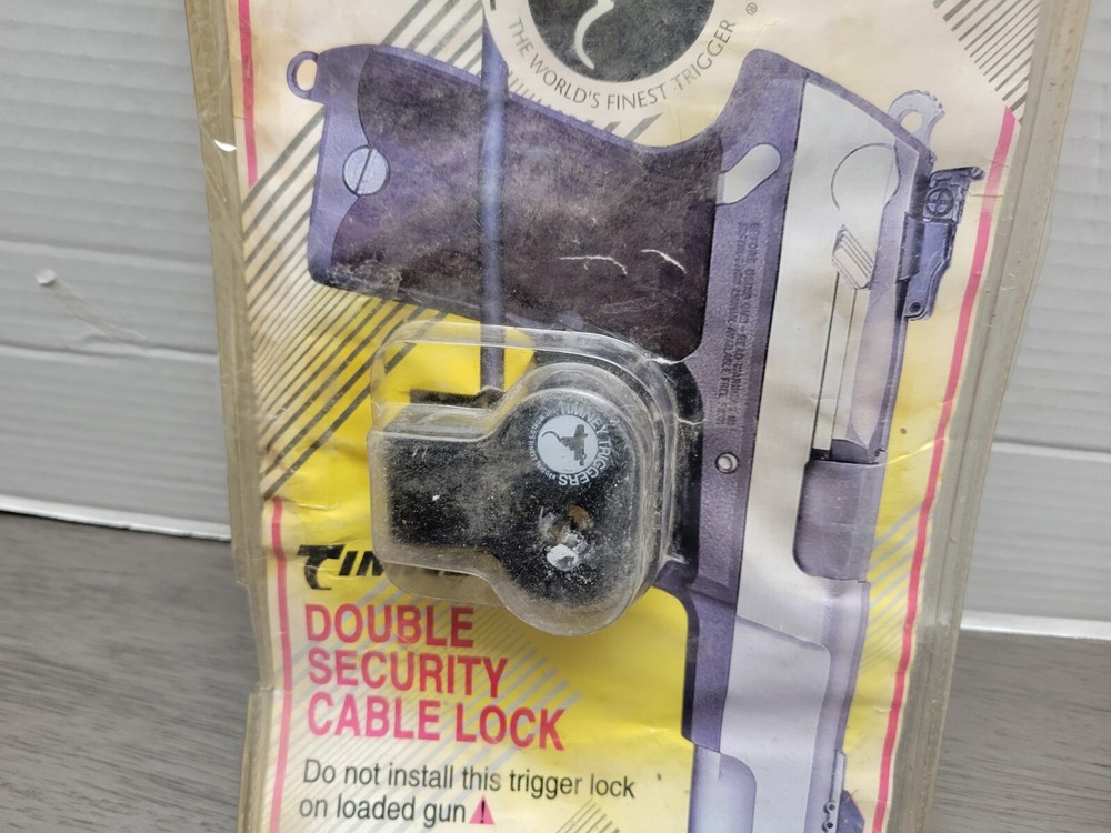 Timney Triggers Double Security Cable Gun Lock Trigger Lock Unopened