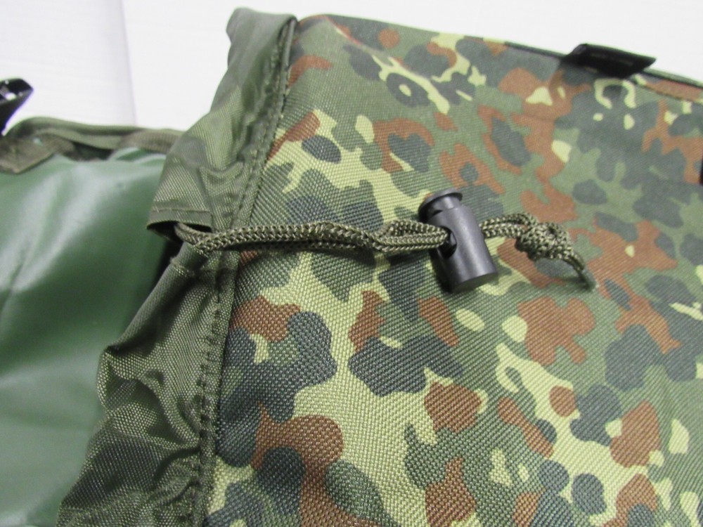 STURM Mil-Tec German Flecktarn Camo Pattern Combat Pack Rucksack with Straps