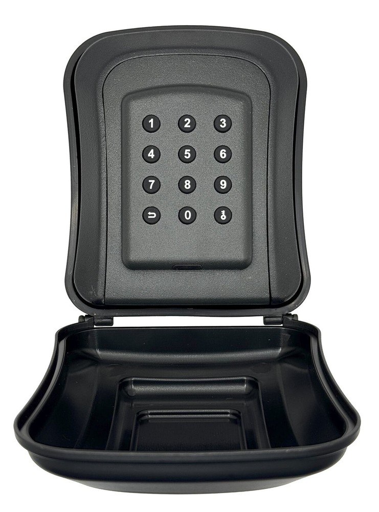 Smart Key Lock Box, BLE Electronic Digital Key Storage Safe, Wall Mount
