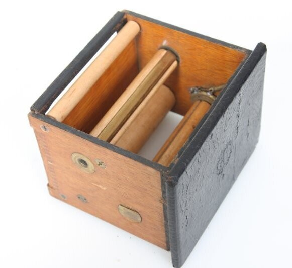 No. 3 Kodak box Camera string set shutter, antique, c. 1895