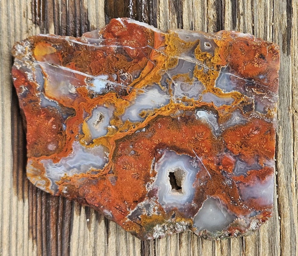 Moss Agate Oregon Lapidary Slab 73 Grams