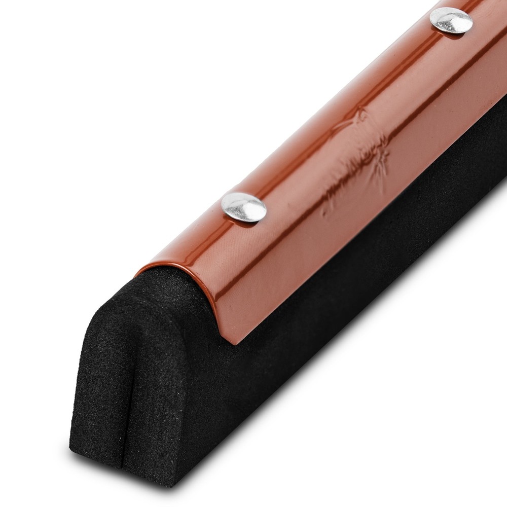 Libman 20" Rubber Flex Blade Floor Squeegee Red Steel Handle