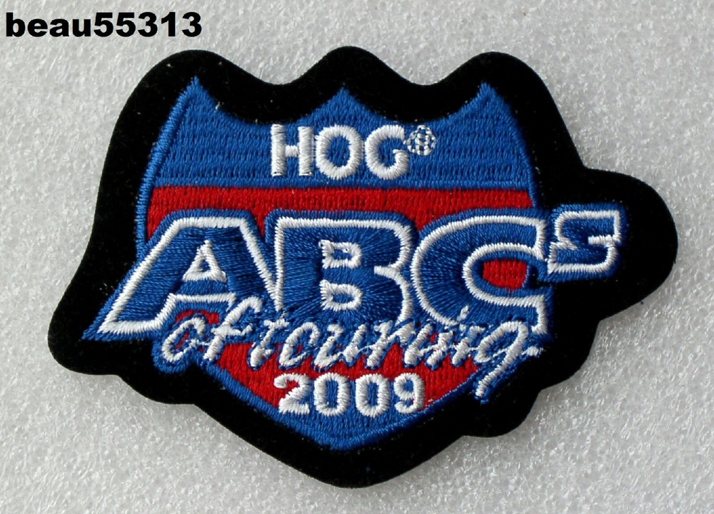⭐HARLEY DAVIDSON OWNERS GROUP HOG 2009 ABC TOURING VEST JACKET PATCH