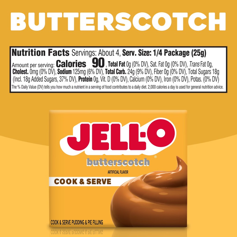 Cook & Serve Butterscotch Pudding & Pie Filling Mix