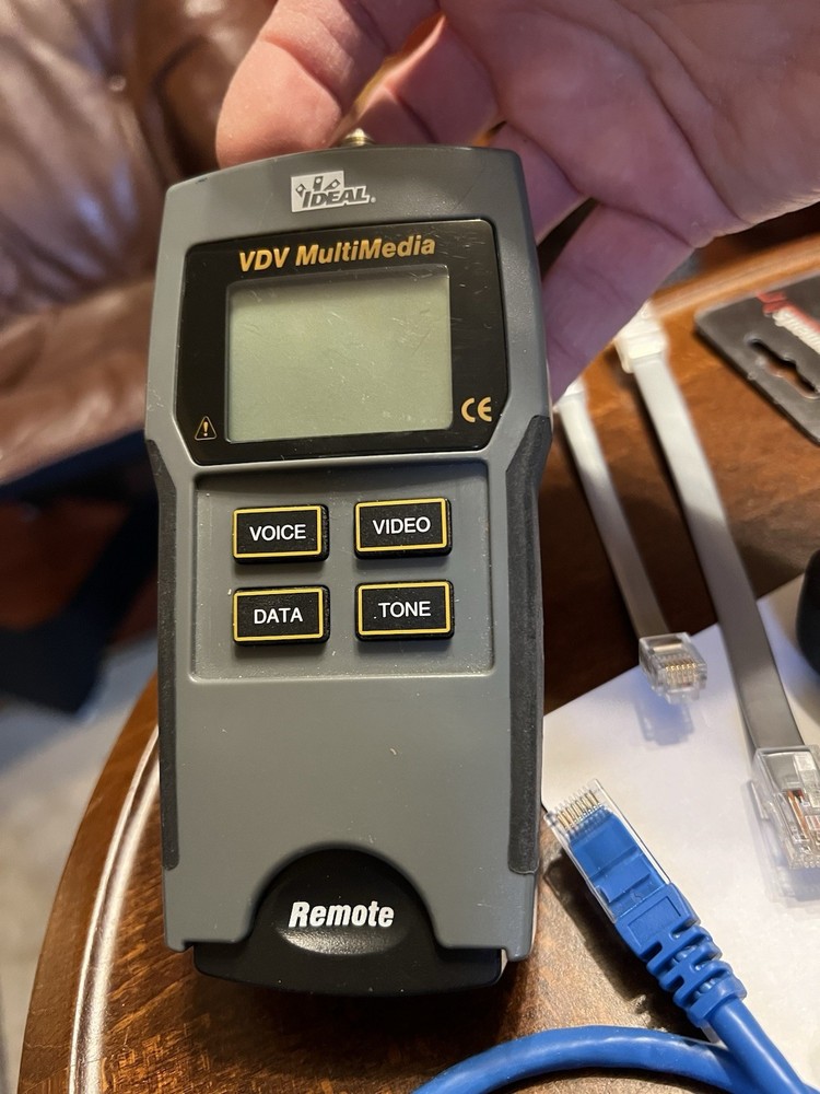 Home Network & Coax Tool Kit – Cable Tester, Compression Tool, F Connectors