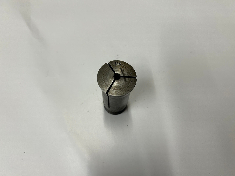 1/4" Steel Round 5C Collet w/Internal Threads