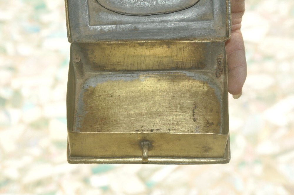 Vintage Brass Handcrafted Solid Heavy Fine Quality Jewellery Box