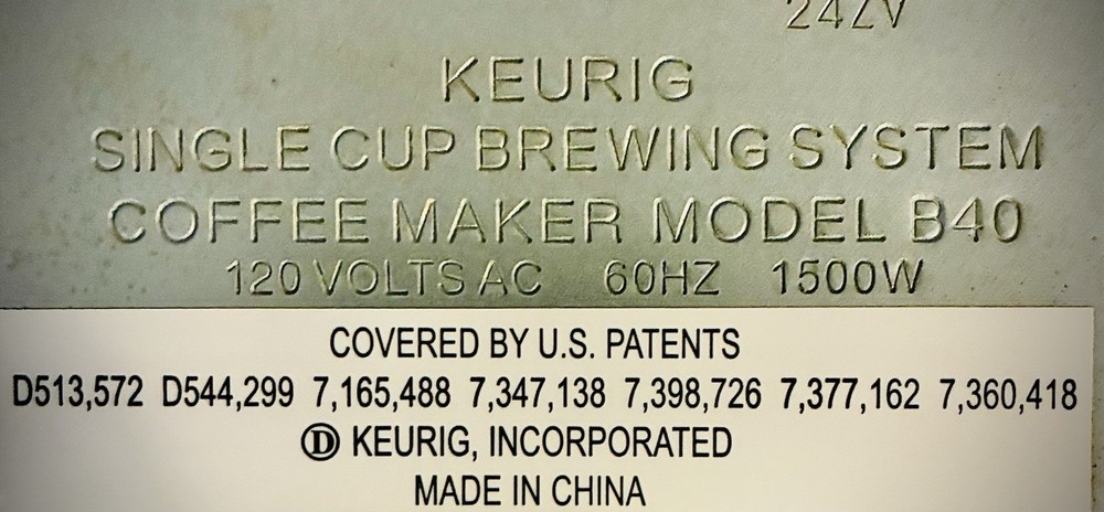 Keurig Single Cup Coffee Maker 2 Size Options MODEL B40 GREAT CONDITION