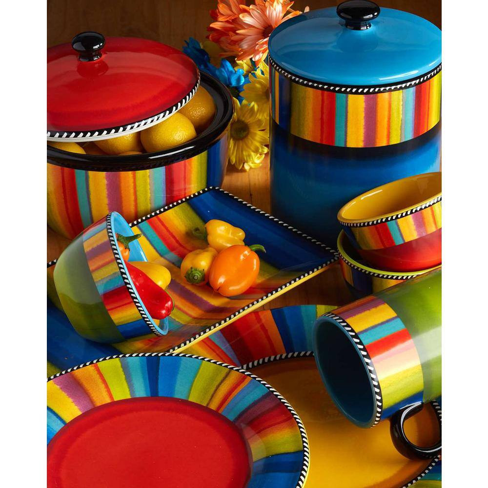 Sierra Oval 16 In. Multicolored Platter
