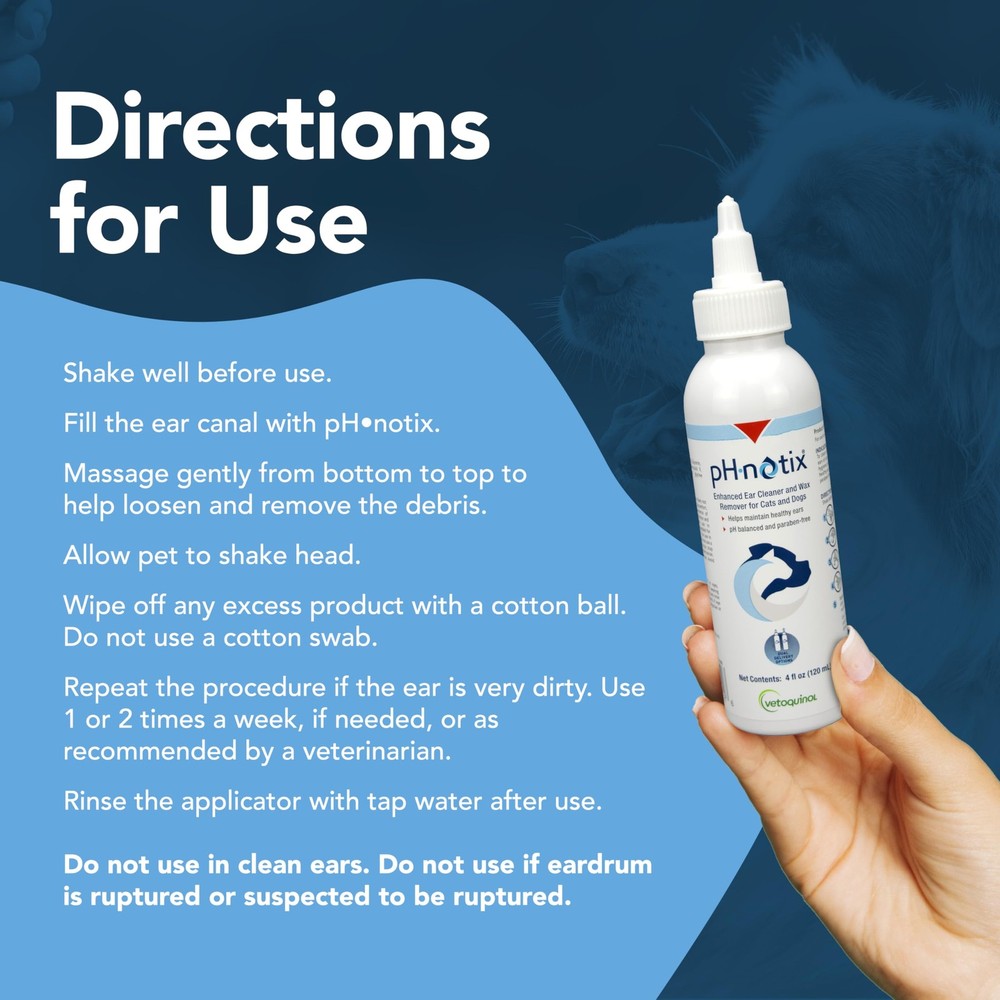 Vetoquinol pHnotix Enhanced Ear Cleaner,
