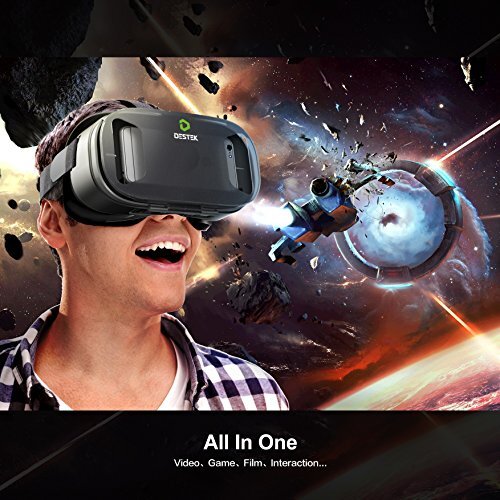 Destek V3 Virtual Reality Vr Headset With Magnetic Trigger, Nfc, Iphone 5 Cradle