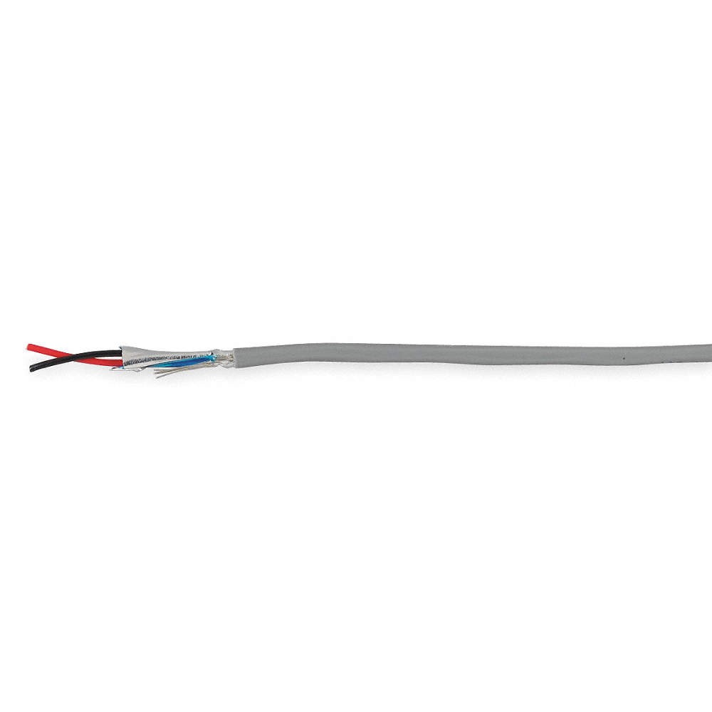 CAROL E2032S.30.10 Data Cable,Riser,2 Wire,Gray,1000ft 21Y829