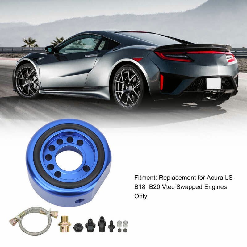 BLUE VTEC HEAD CONVERSION KIT - LS B18 B20 ALUMINUM ADAPTER PLATE SANDWICH SET