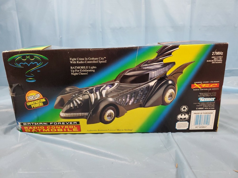 Batman Forever Radio Controlled Batmobile XRC by Kenner SEALED READ