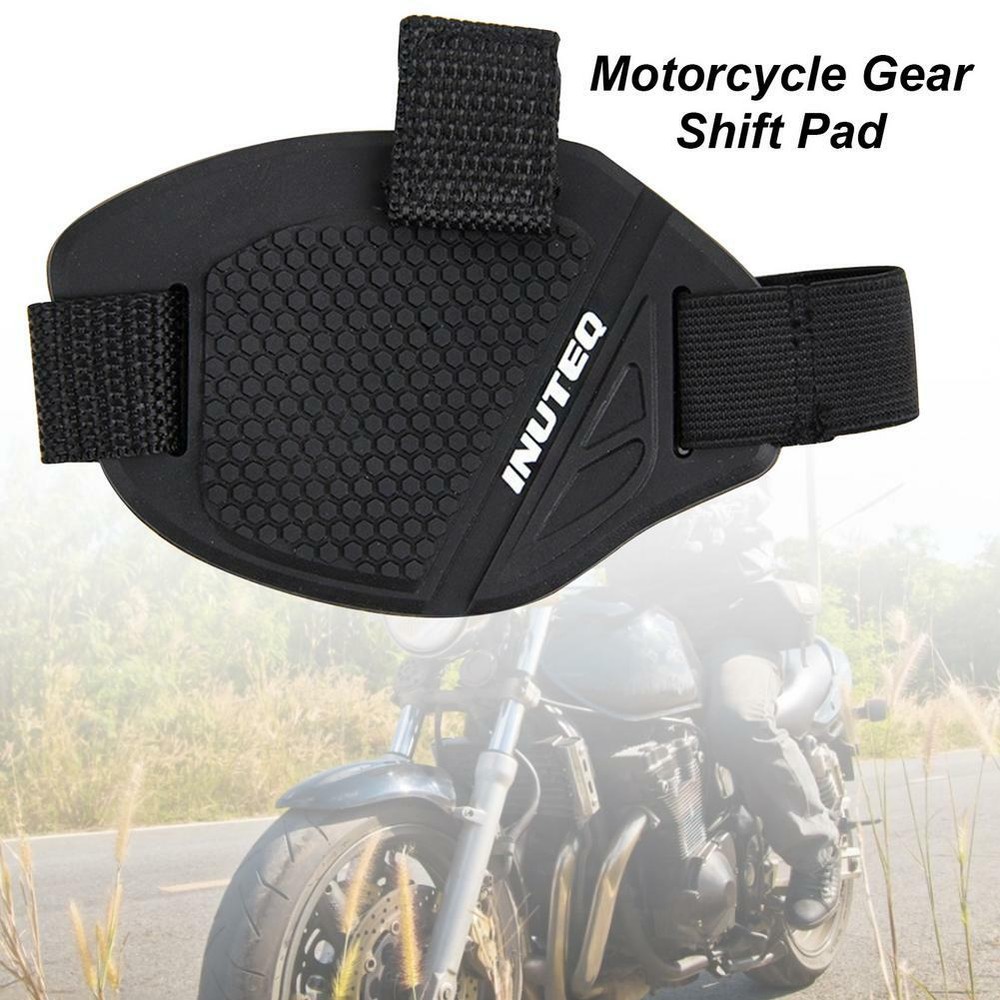 Men Motorcycle Shoe Boot Protector Shift Guard Cover Protective Gear Shifter Pad