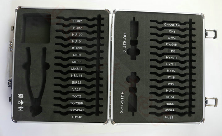 LISHI Special Carry case carry total 32 models for Auto Pick and Decoder